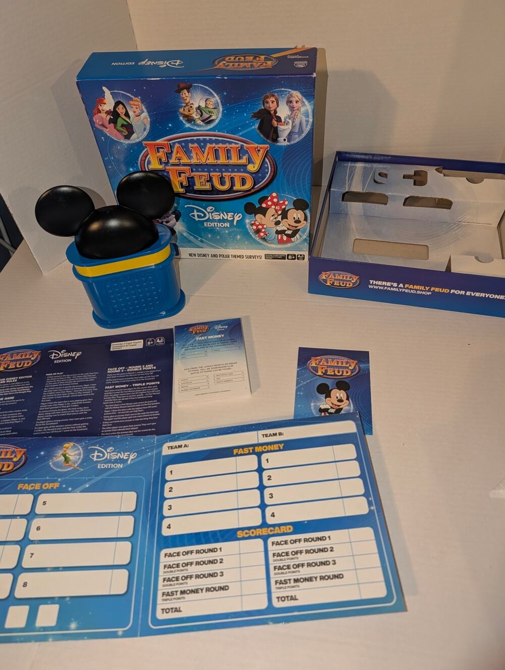 Family Feud Disney Edition Box Set Fun Family Game Walmart Exclusive Complete
